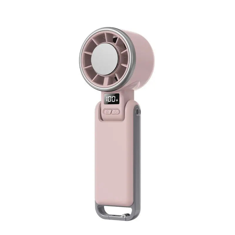 2026 Upgraded Portable Fan – Handheld High-Speed Fan, 100 Adjustable Levels, Foldable for Travel & Outdoor Use